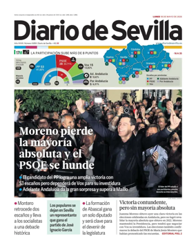 Cover of Diario de Sevilla