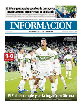 Cover of Diario Informacion (Elche y Vega Baja)