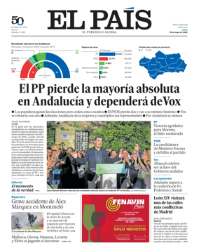 Cover of EL PAIS Euskadi