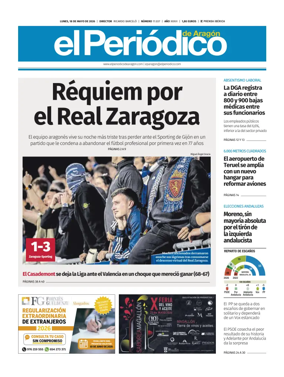 Cover of El Periodico Aragon