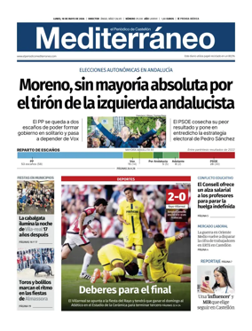 Cover of El Periodico Mediterraneo