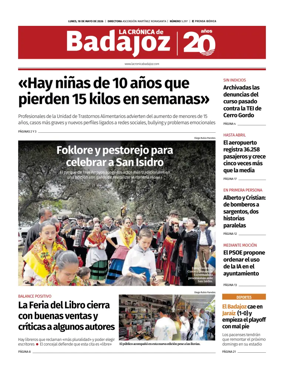 Cover of La Cronica de Badajoz BE