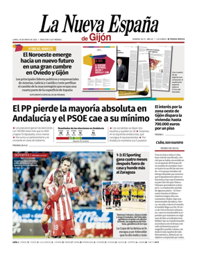 Cover of La Nueva Espana (Gijon)