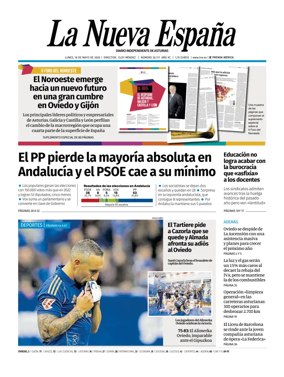 Cover of La Nueva Espana (Oviedo)