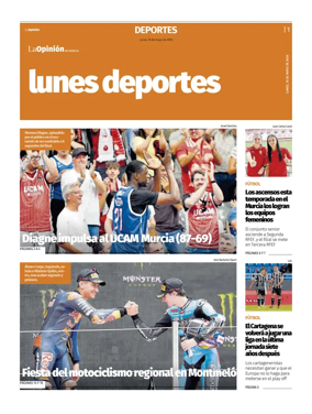 Cover of Lunes Deportes