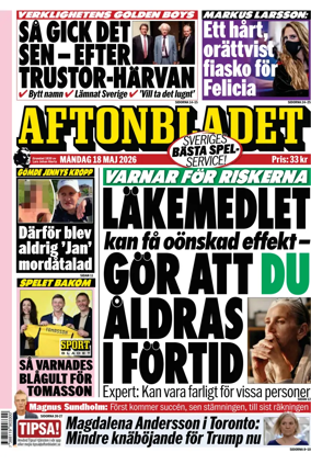 Cover of Aftonbladet