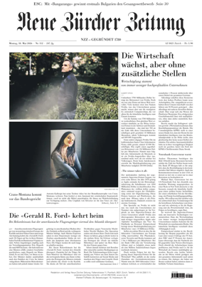 Cover of Neue Zurcher Zeitung