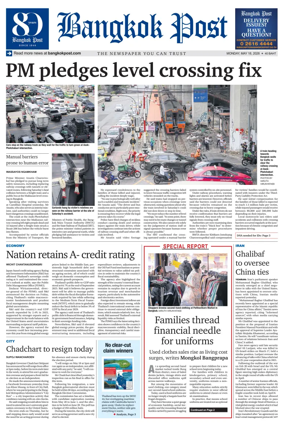 Cover of Bangkok Post