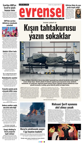Cover of Evrensel Gazetesi