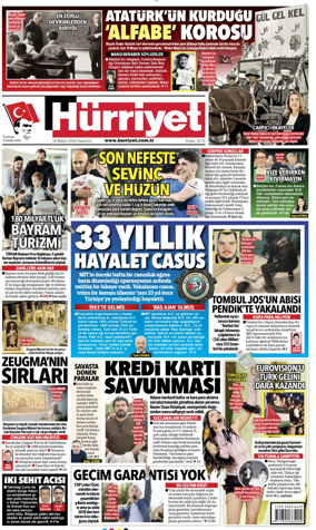 Cover of Hurriyet
