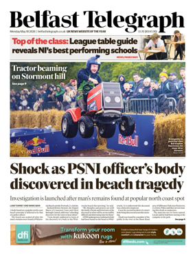 Cover of Belfast Telegraph