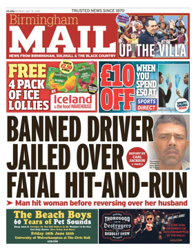 Cover of Birmingham Mail