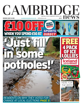 Cover of Cambridge News
