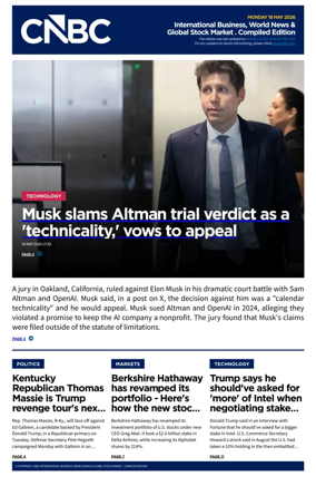 Cover of CNBC
