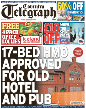 Cover of Coventry Telegraph