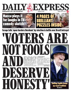 Cover of Daily Express
