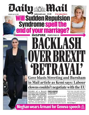 Cover of Daily Mail