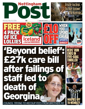 Cover of Nottingham Post