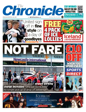 Cover of The Chronicle (South Tyneside and Durham)