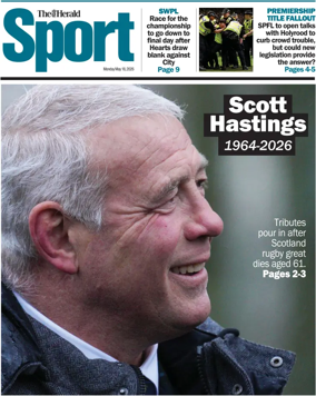 Cover of Herald Sport