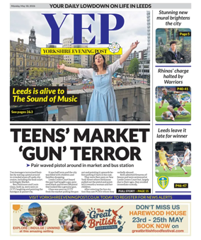 Cover of Yorkshire Evening Post