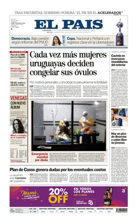 Cover of El Pais (Uruguay)