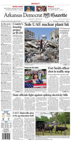 Cover of Arkansas Democrat-Gazette