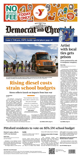 Cover of Democrat and Chronicle