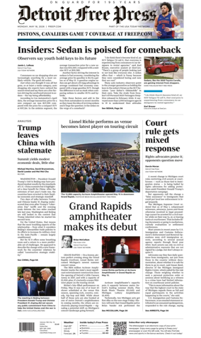 Cover of Detroit Free Press