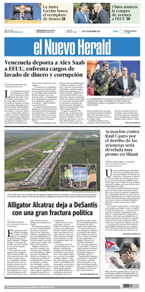 Cover of El Nuevo Herald