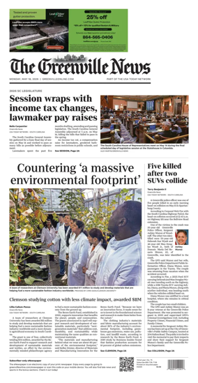 Cover of The Greenville News