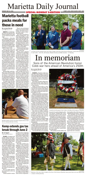 Cover of Marietta Daily Journal