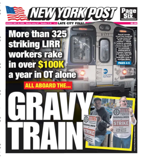 Cover of New York Post