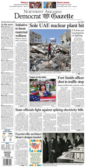Cover of Northwest Arkansas Democrat-Gazette