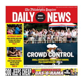 Cover of Philadelphia Daily News