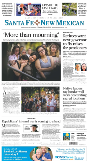 Cover of Santa Fe New Mexican