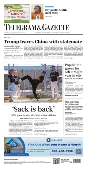 Cover of Telegram & Gazette