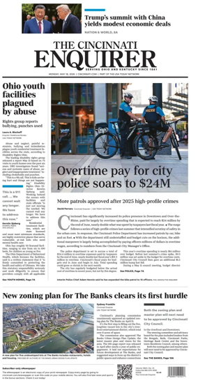 Cover of The Cincinnati Enquirer