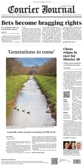 Cover of The Courier-Journal (Louisville)