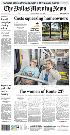Cover of The Dallas Morning News