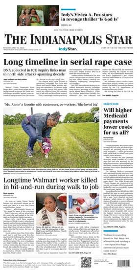 Cover of The Indianapolis Star