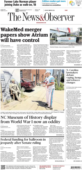 Cover of The News & Observer