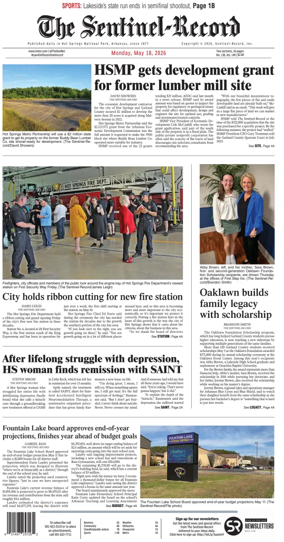 Cover of The Sentinel-Record