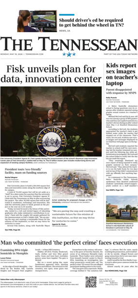 Cover of The Tennessean