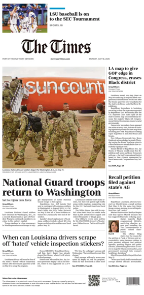 Cover of The Times (Shreveport)