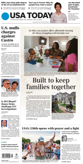 Cover of USA TODAY US Edition