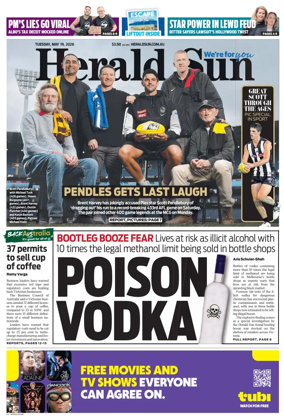 Cover of Herald Sun