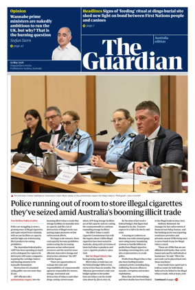 Cover of The Guardian Australia