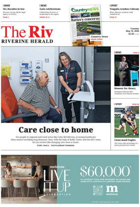 Cover of The Riverine Herald