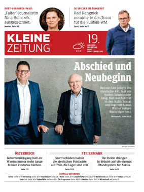 Cover of Kleine Zeitung Steiermark